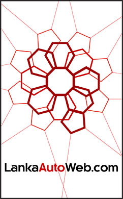 LankaAutoWeb.com flower logo