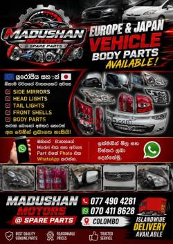 EUROPE & JAPAN VEHICLE BODY PARTS AVAILABLE 